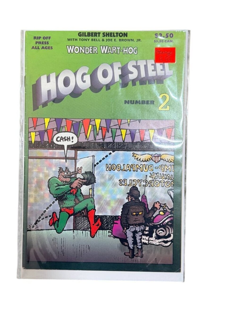 Wonder Wart-Hog Hog of Steel #2 Underground Comic